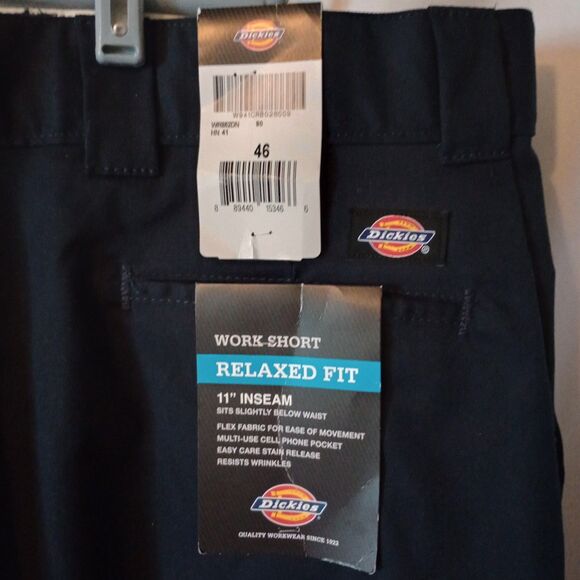 Men's Dickies Relaxed Fit Work Shorts. NWT 46" waist 11" Inseam. Navy Big Man's - Picture 3 of 6